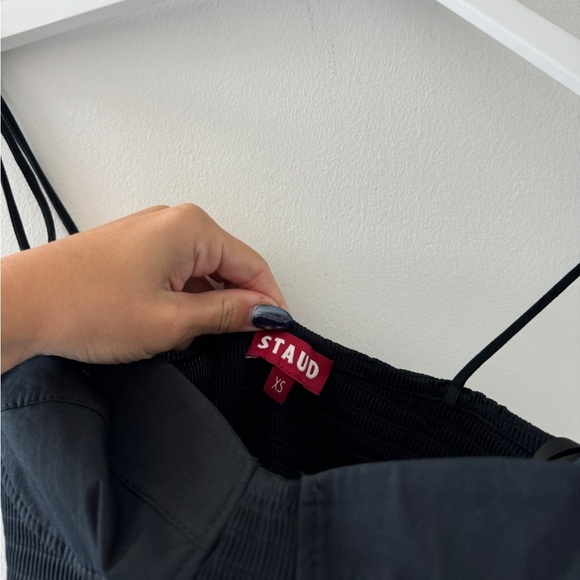 STAUD Landry Black Maxi Dress XS - Picture 6 of 7